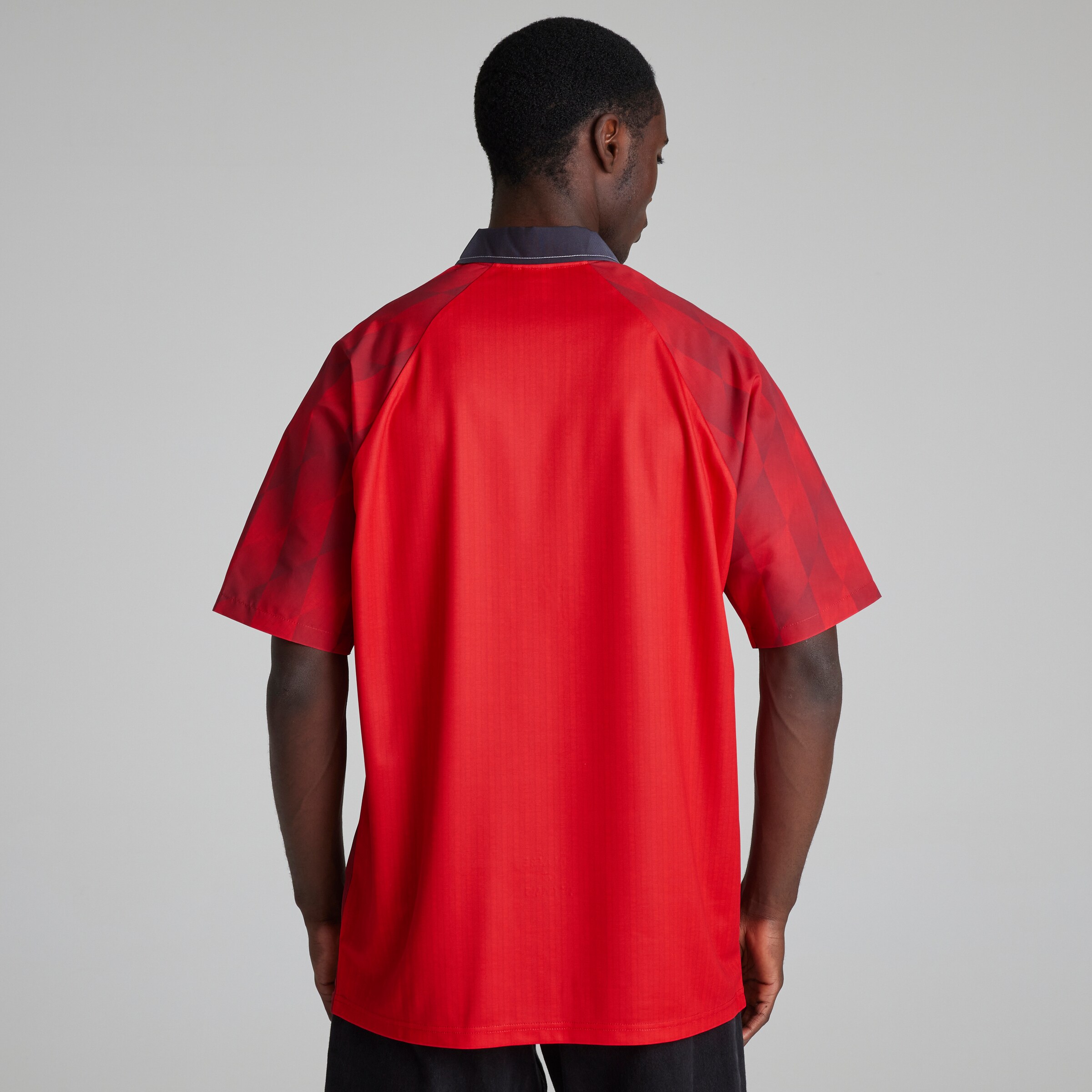  Manchester United 1996-98 Retro Home Shirt Red Red Detail [2-5]