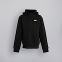 Manchester United Kids Quarter Zip Hoodie Black