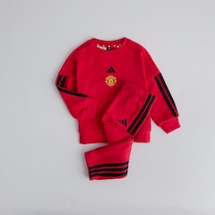 Manchester United x adidas Infant Essentials Jogger Set Red