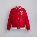 Manchester United Kids Varsity Bomber Jacket Red
