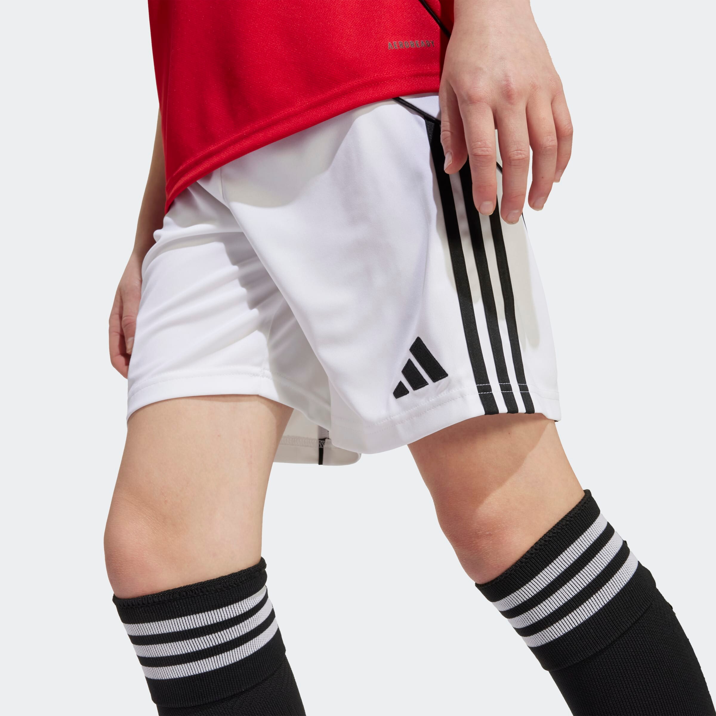 Buy Manchester United Kids 25/26 Home Shorts White