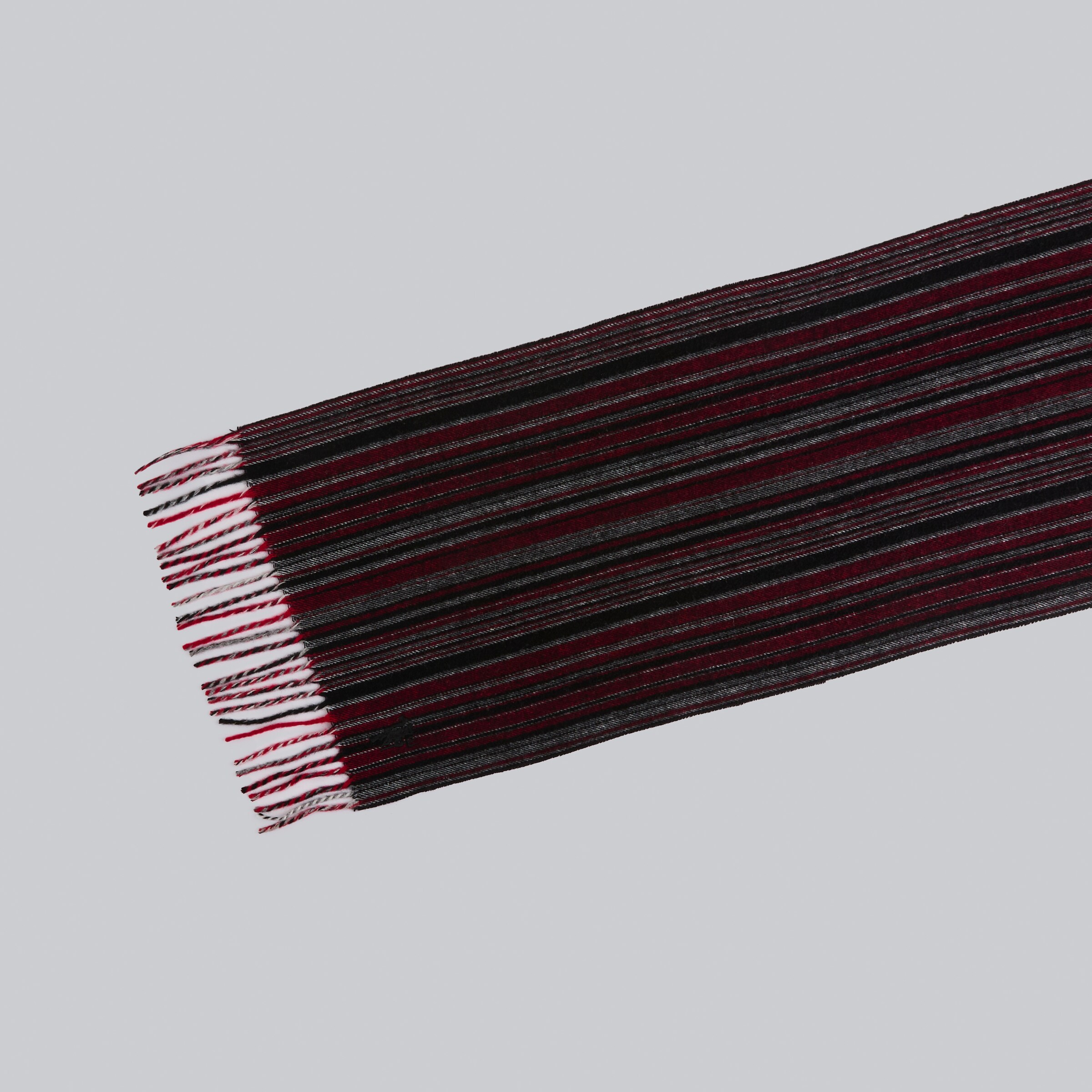 Manchester United x Paul Smith All Over Stripe Scarf Multi Multicolore Détail [3-5]