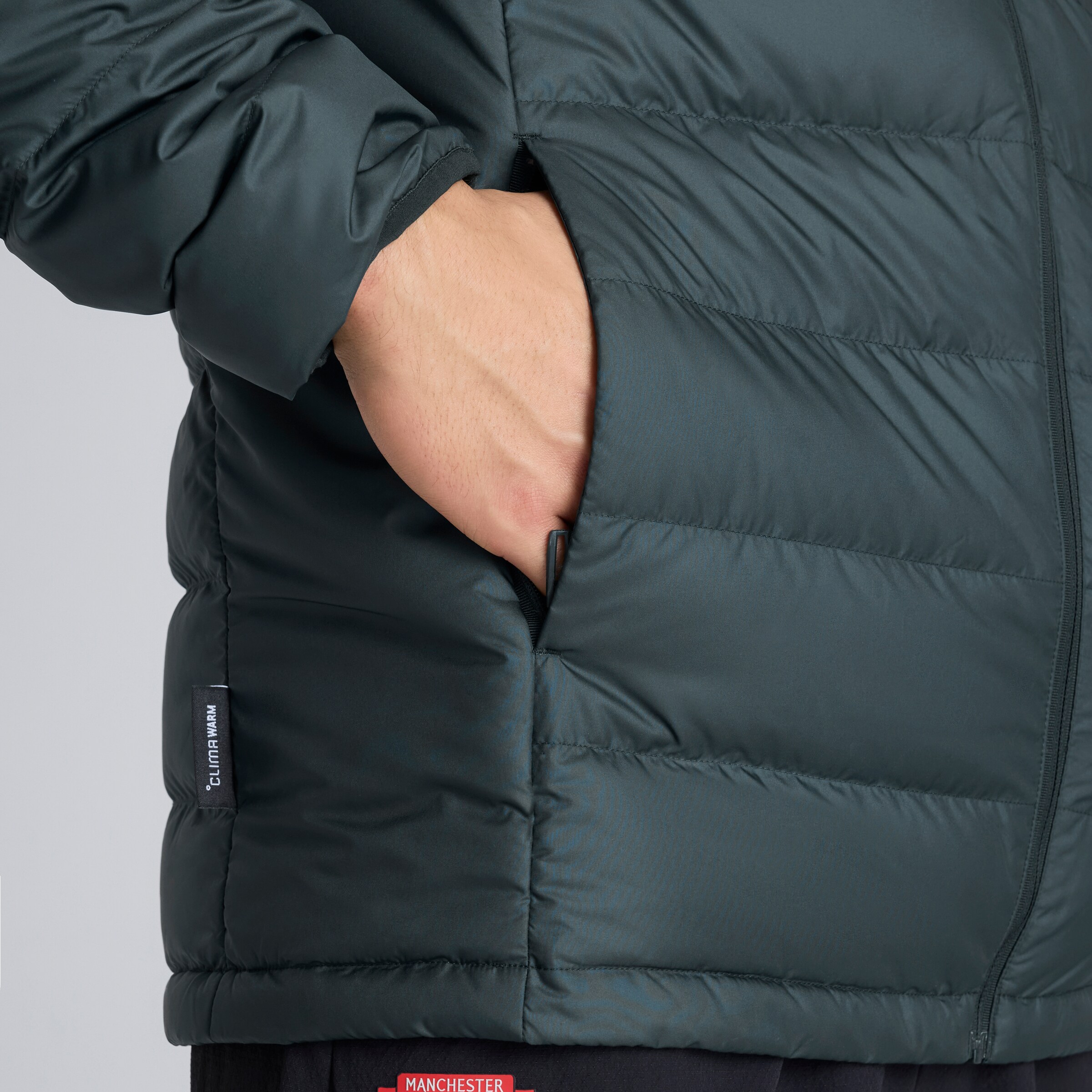 Manchester United x adidas Terrex CLIMAWARM Hooded Jacket Green Green Detail [5-6]