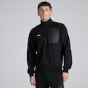 Manchester United x adidas City Escape Half Zip Fleece Black