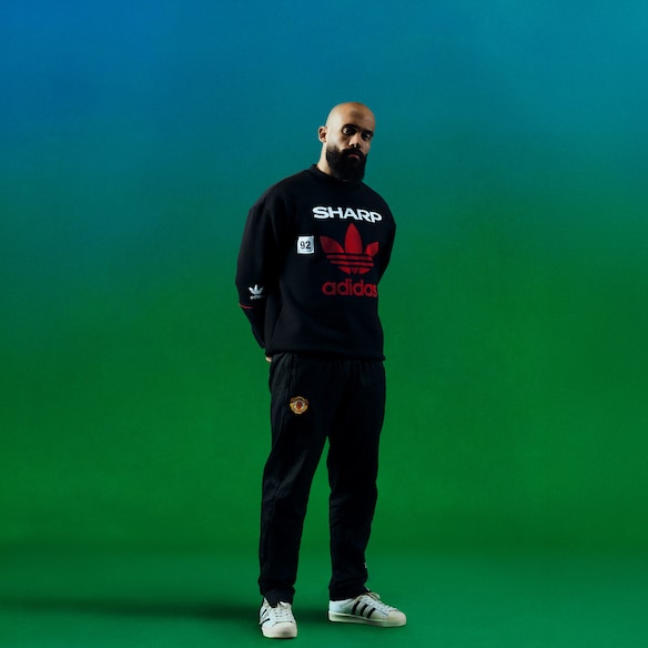 Manchester United x adidas Bringback 90/92 Track Pants Black Black