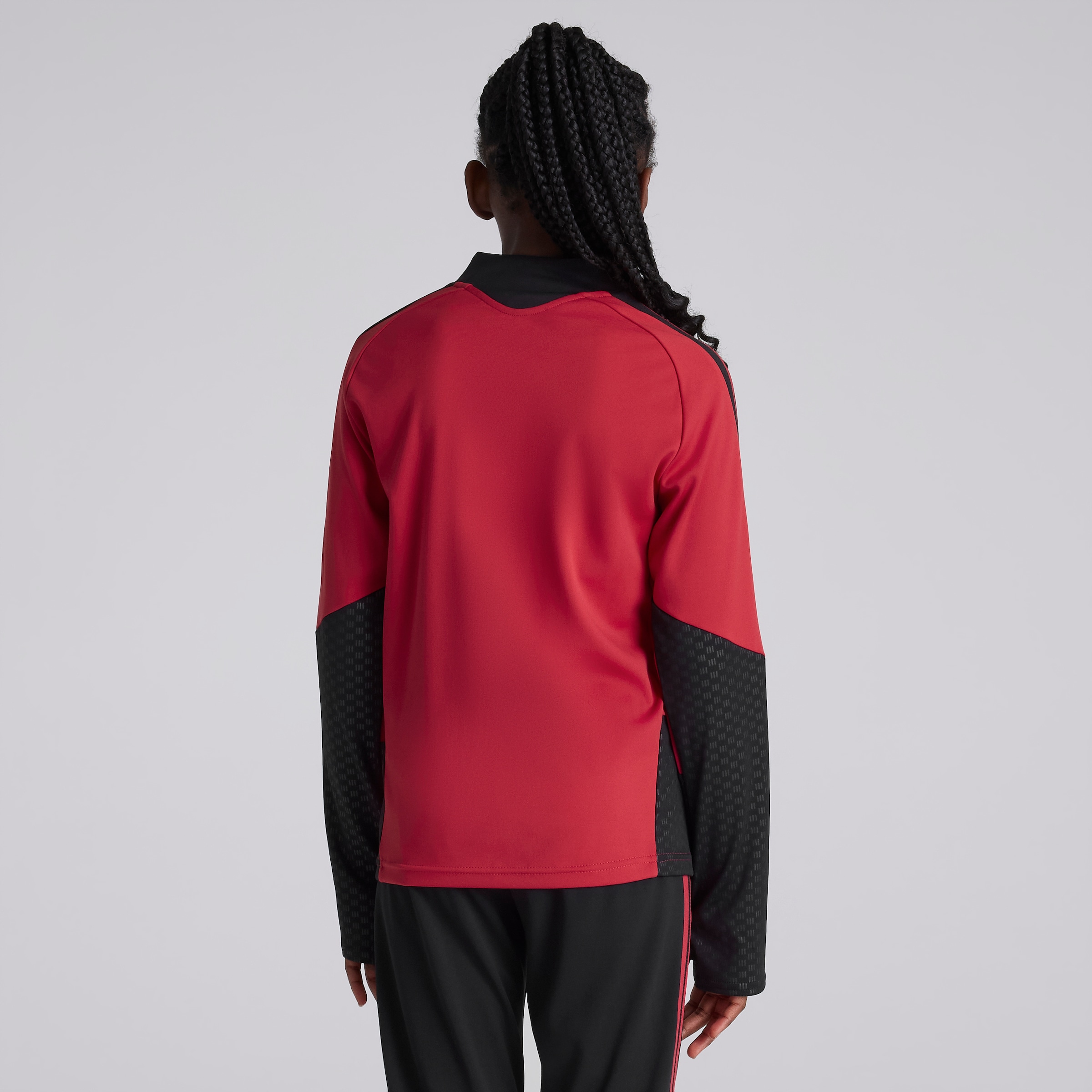 Manchester United Kids 26/27 Training Tiro Top Red Red Detail [2-6]