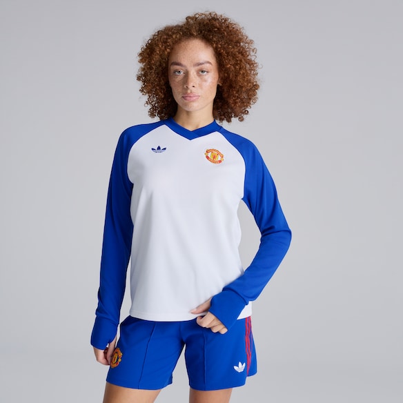 Manchester United Womens 26/27 Away Pre Match Warm Top Blanc