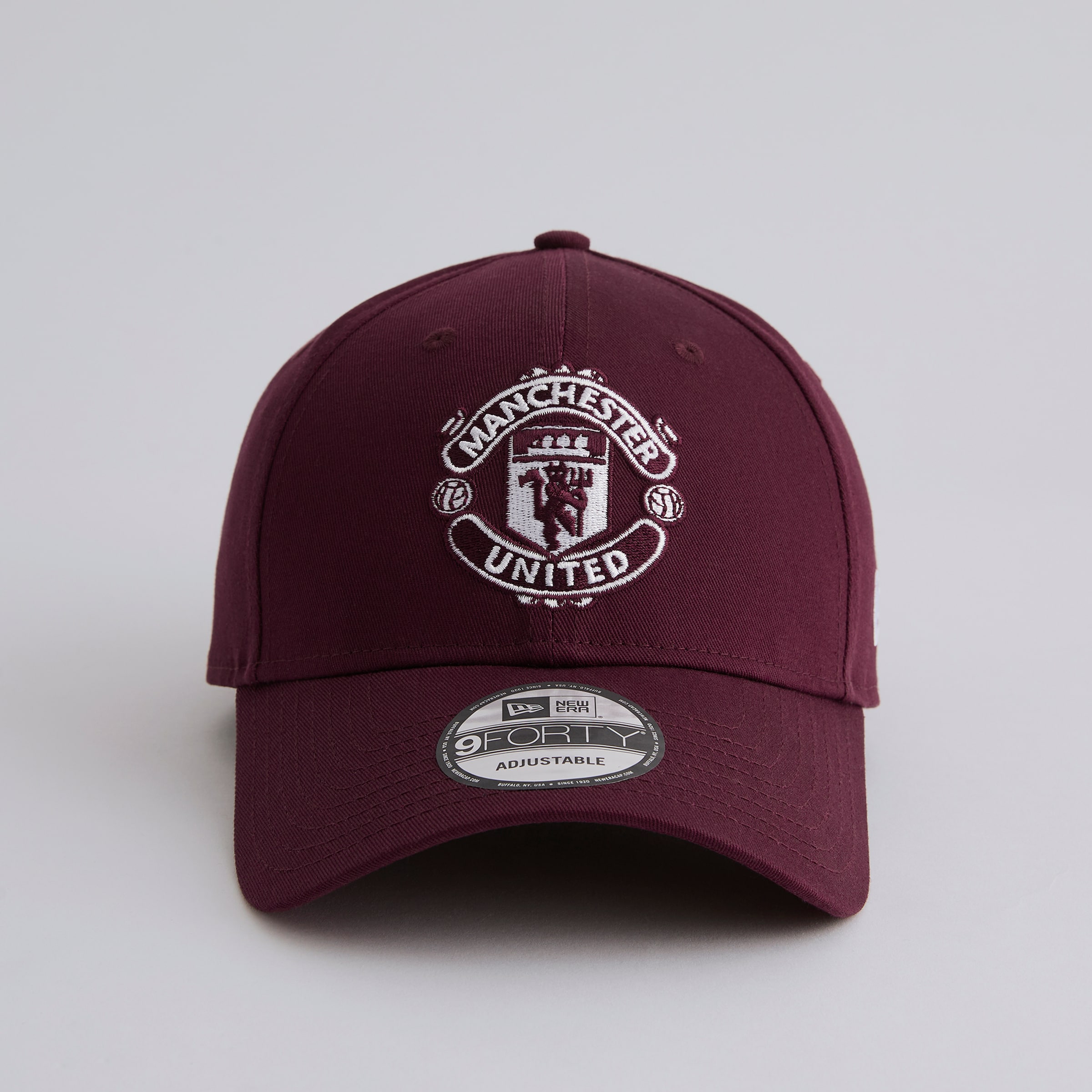 Manchester United x New Era 9Forty Cap Burgundy Red