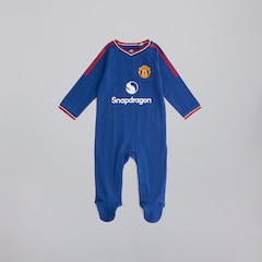 Manchester United Baby Away Sleepsuit Blue