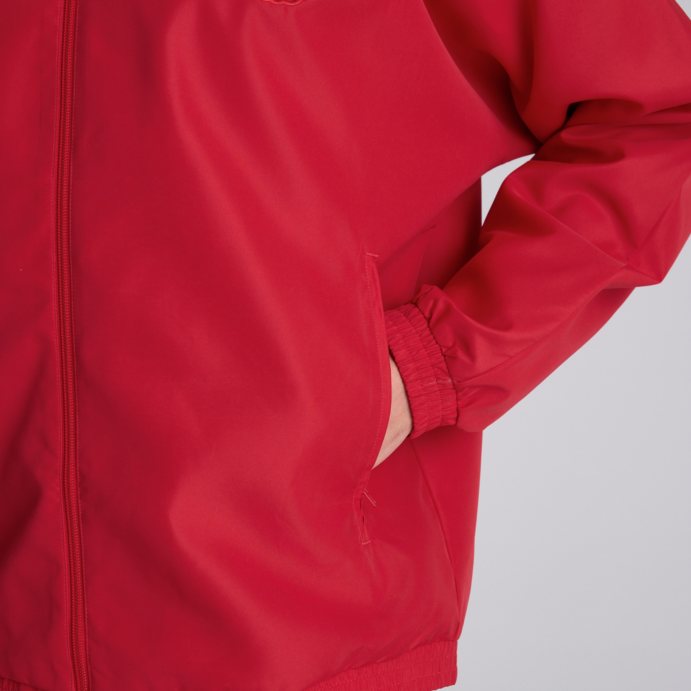 Manchester United x adidas Stadium Track Top Red Rojo Detalle [5-6]