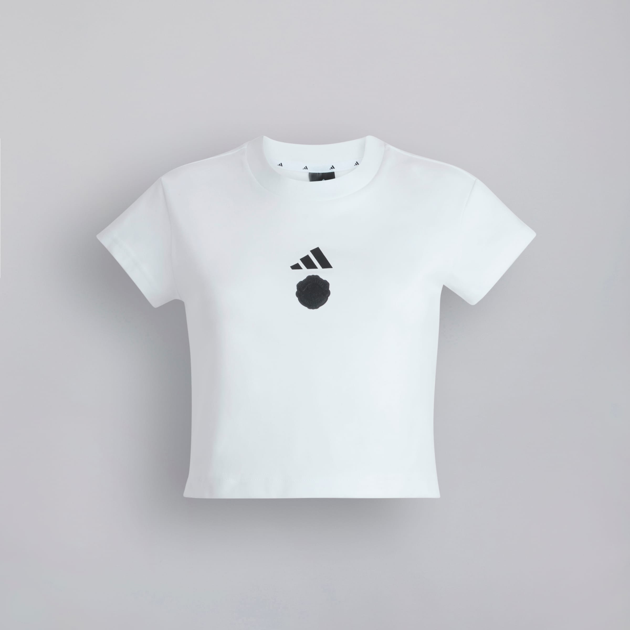 Manchester United x adidas Womens Future Icons Baby T-shirt White White