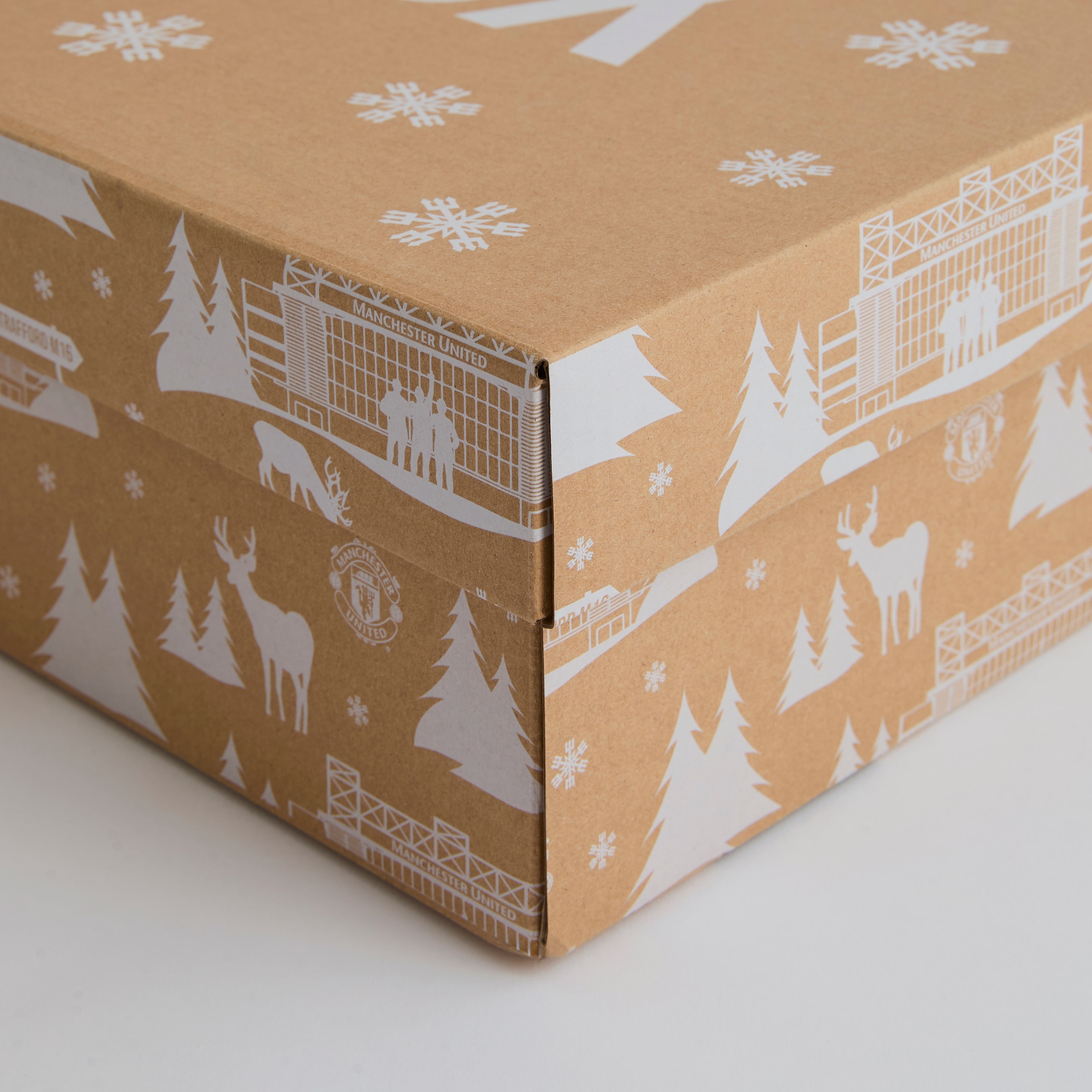 Manchester United Christmas Gift Box Brown Marron Détail [4-4]