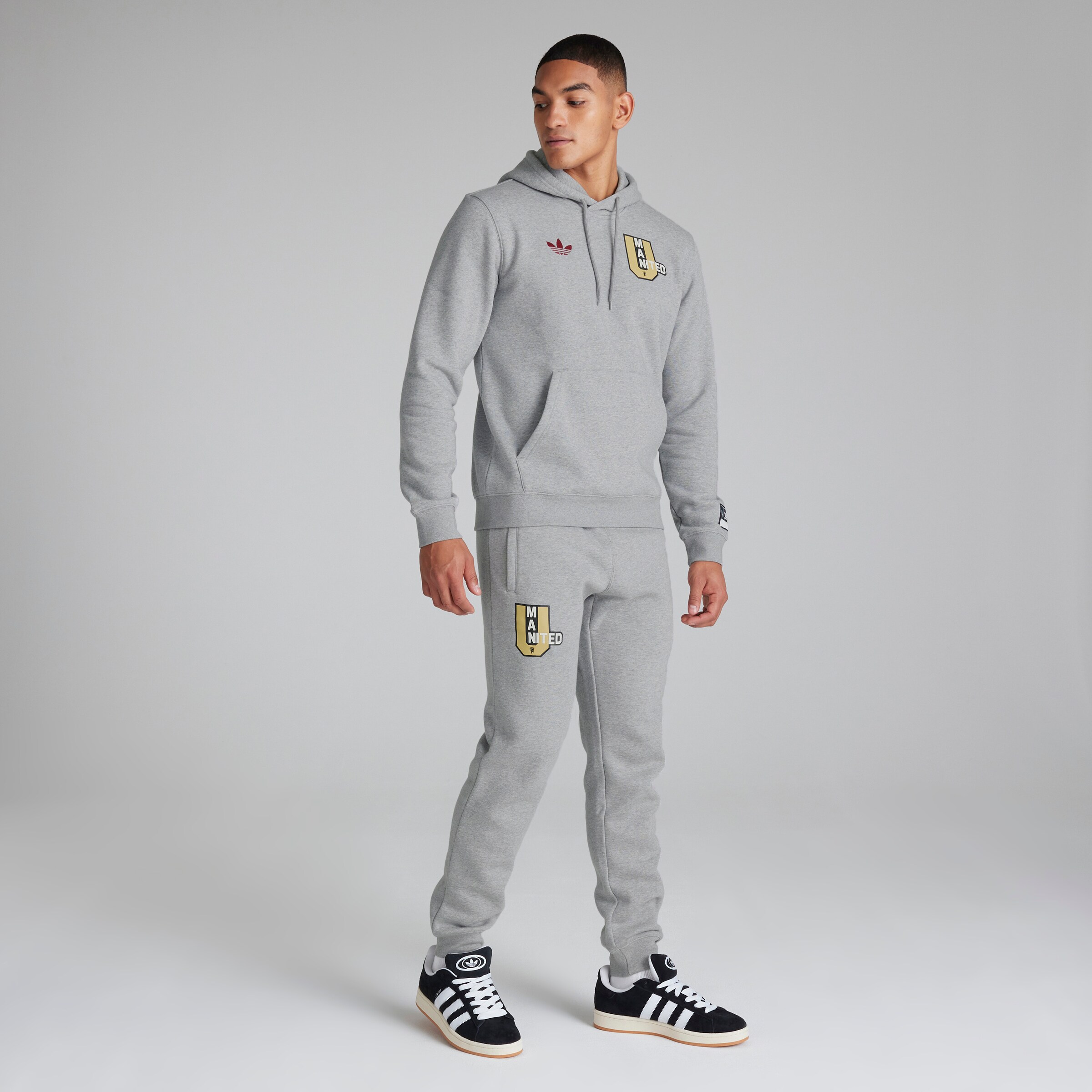 Manchester United VRCT Pants Grey Grey Detail [4-8]