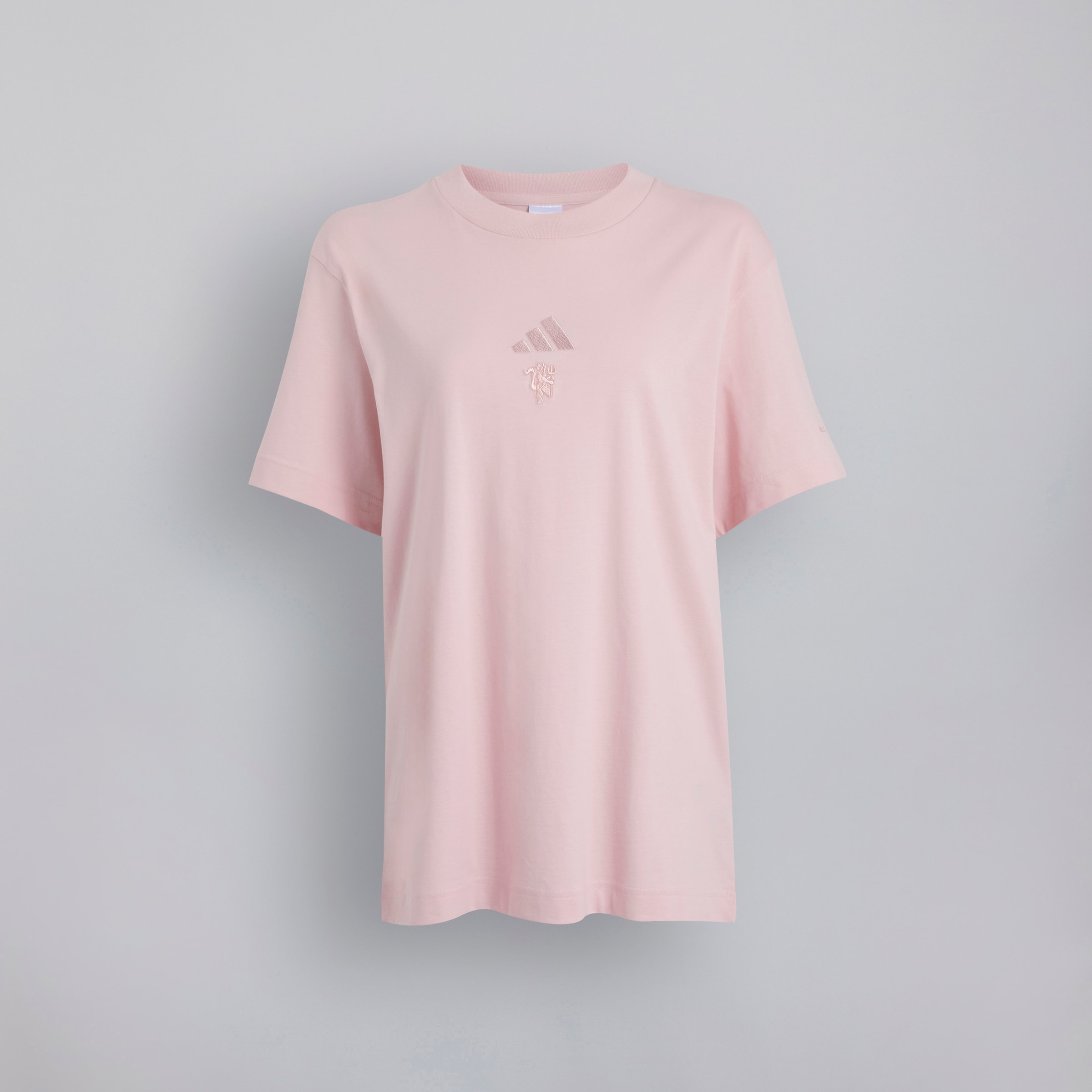 Buy Manchester United x adidas Womens ALL SZN Loose Fit T Shirt Pink Manchester United Store