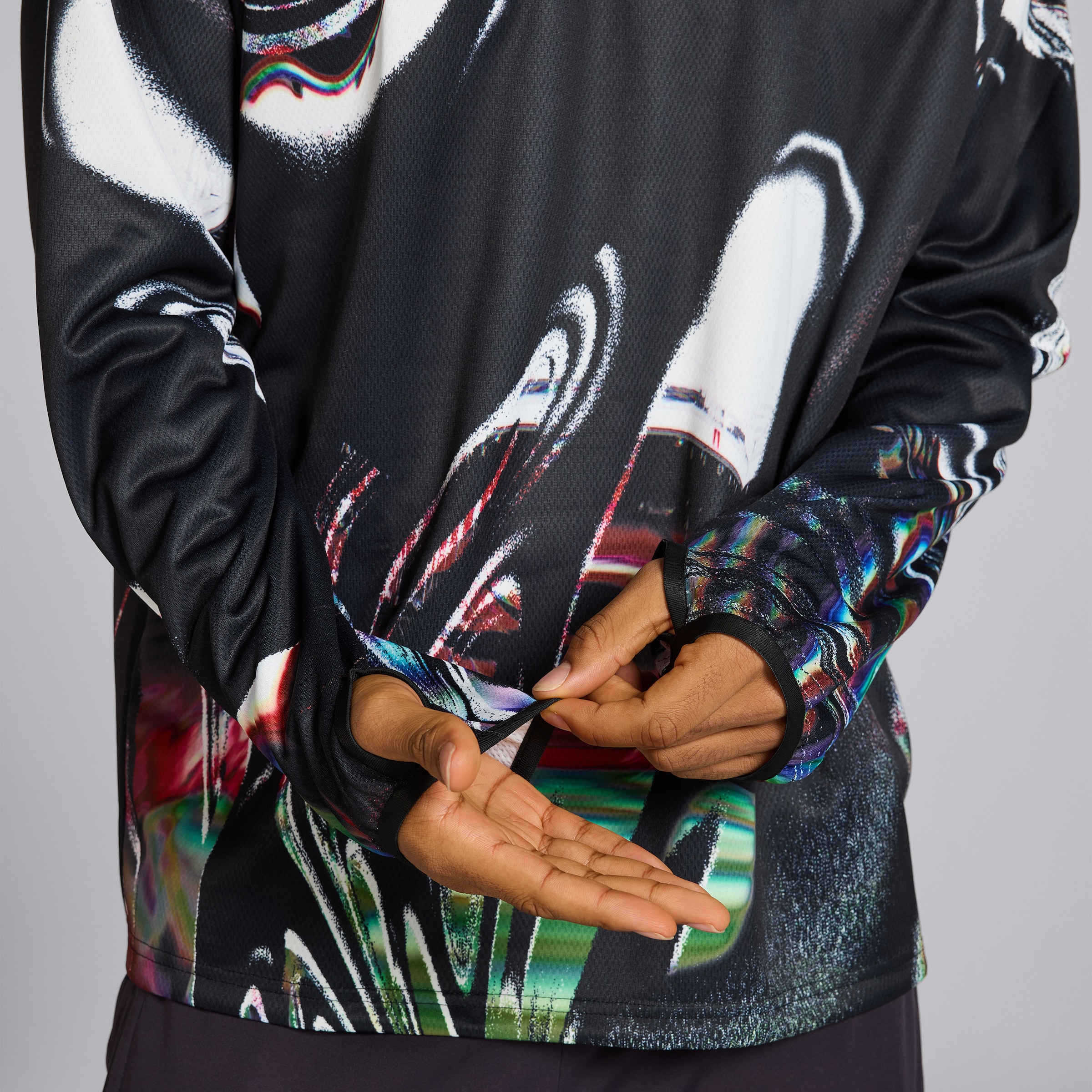 Manchester United 25/26 Pre Match Warm Top Black Detail [5-5]