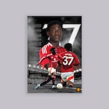 Manchester United Mainoo Core Photo A2 Poster Black
