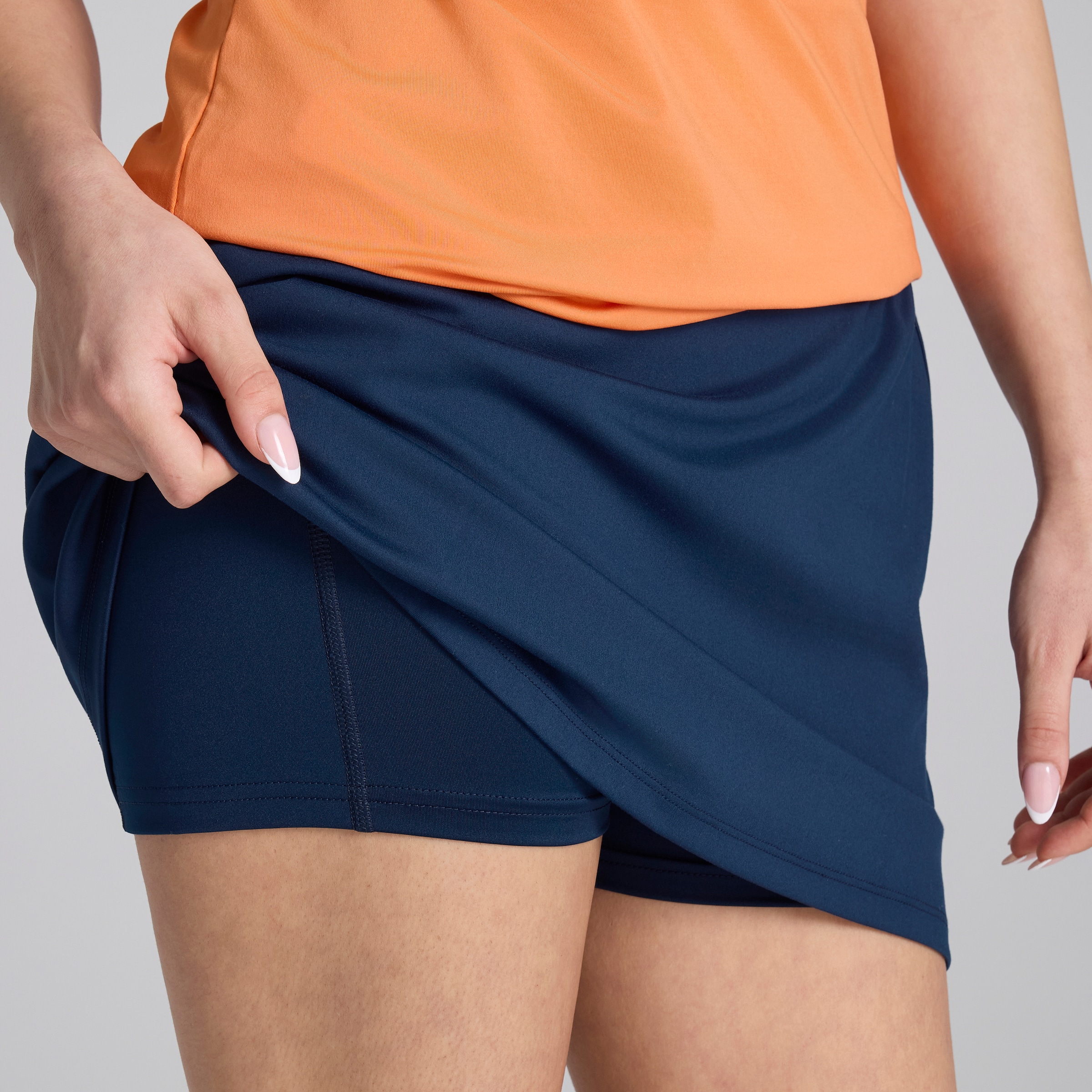 Manchester United x adidas Womens Golf Ultimate365 Skort Navy Navy blue Detail [4-6]