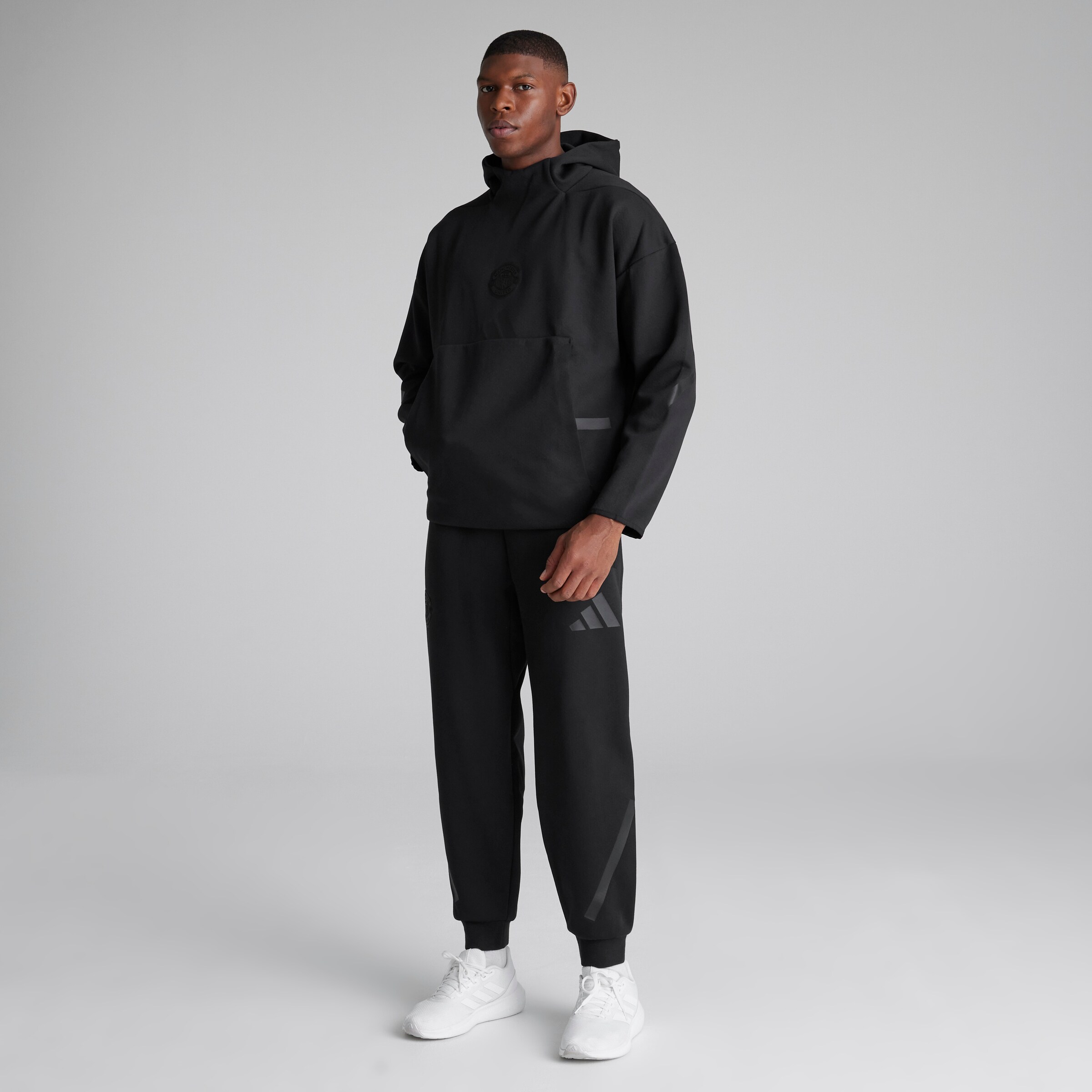 Buy Manchester United x adidas Mens Z.N.E. Hoodie Black