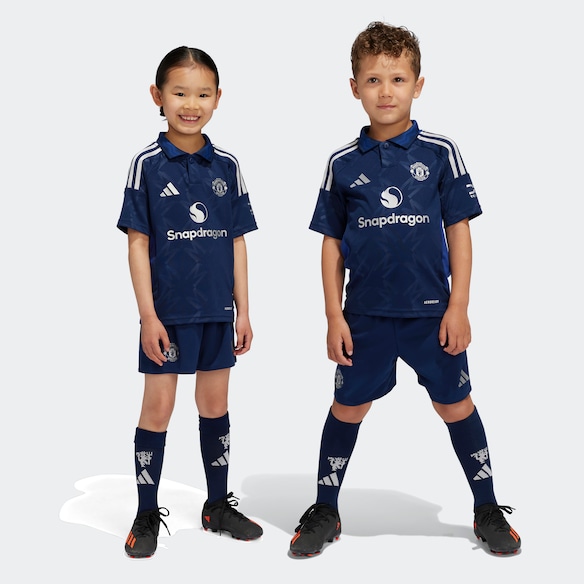 Manchester United 24/25 Away Mini Kit Azul