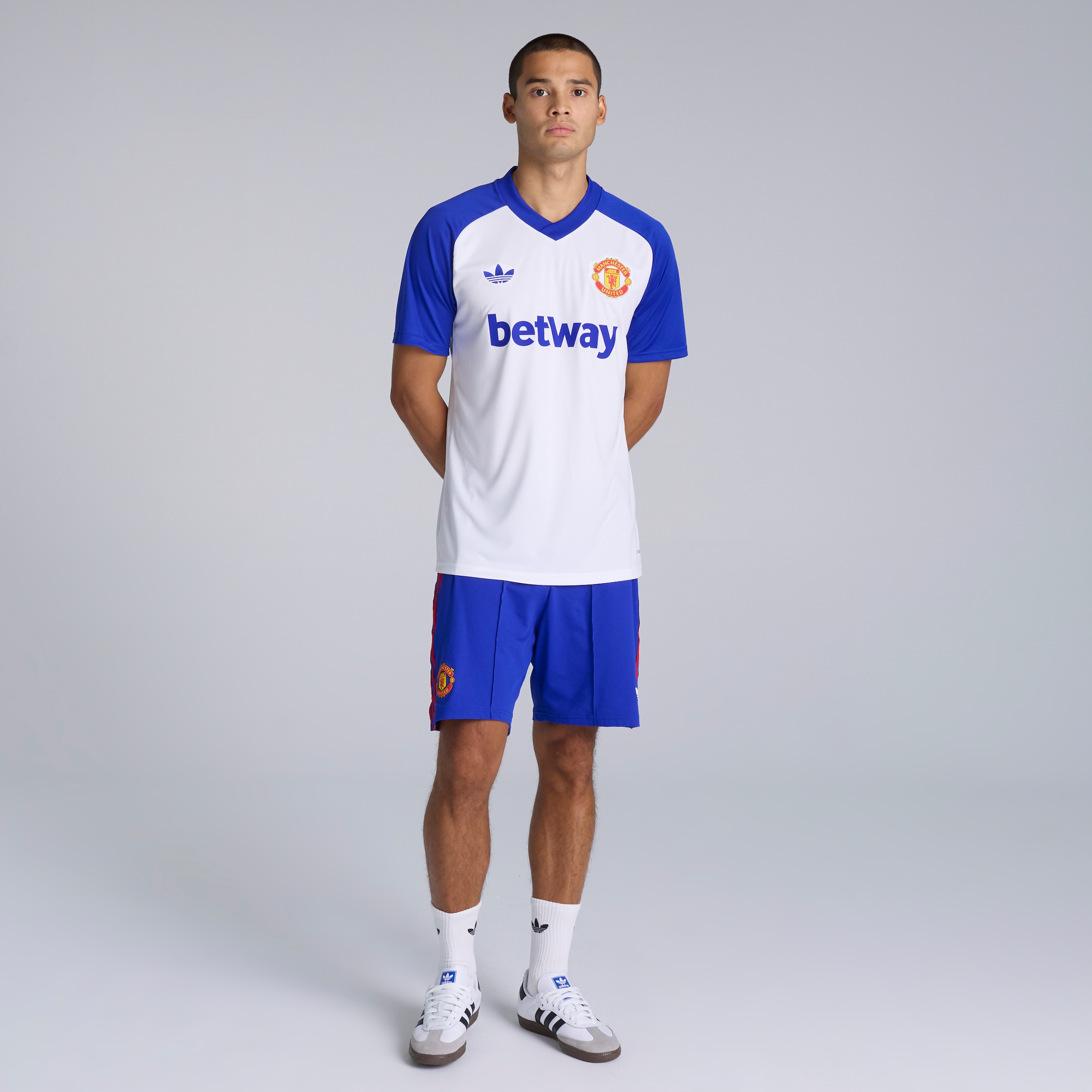 Manchester United 26/27 Away Pre Match Jersey (Sponsored) White Detail [3-5]