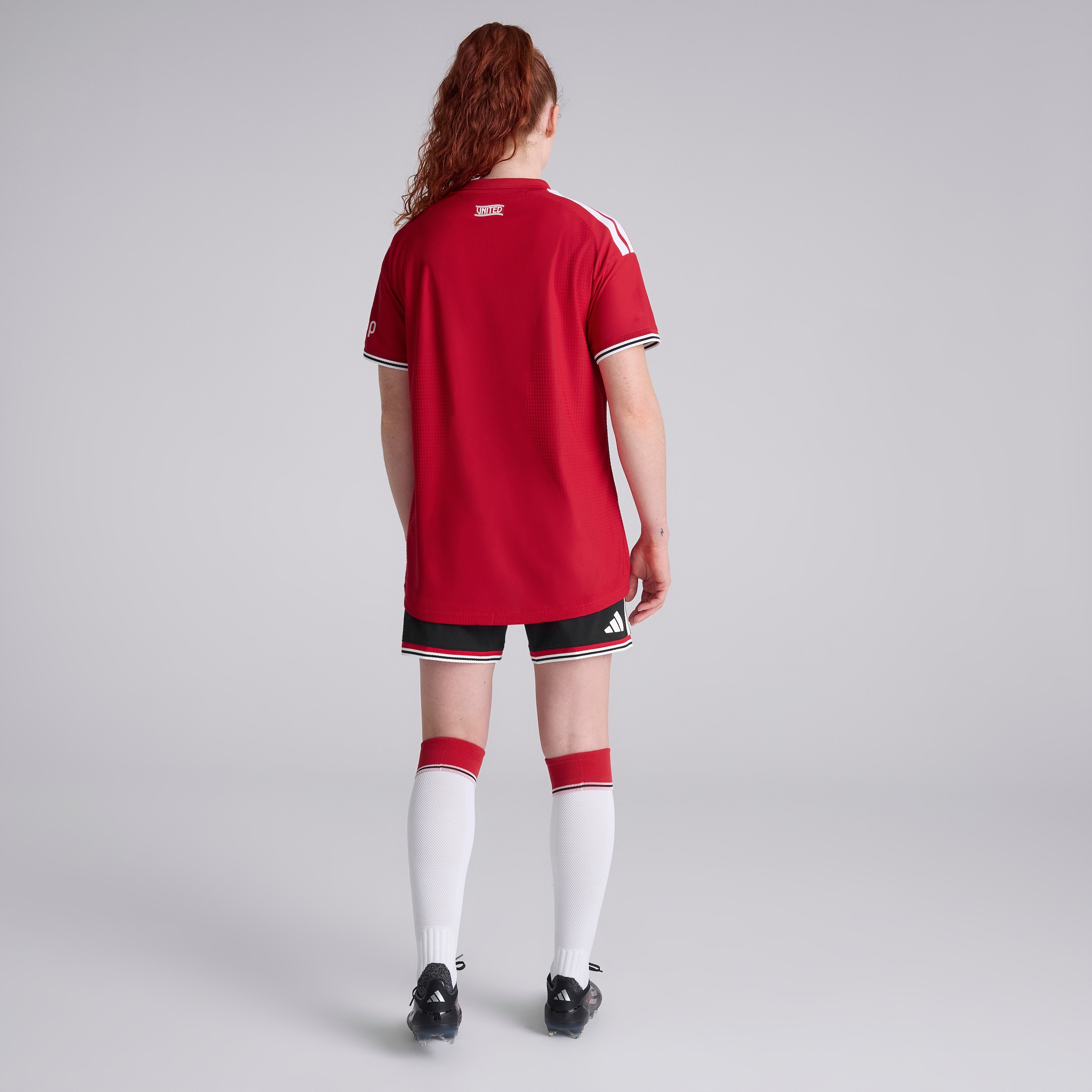 Manchester United Womens 26/27 Home Authentic Shorts Black Black Detail [2-5]