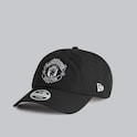 Manchester United x New Era Womens Open Back Cap Black