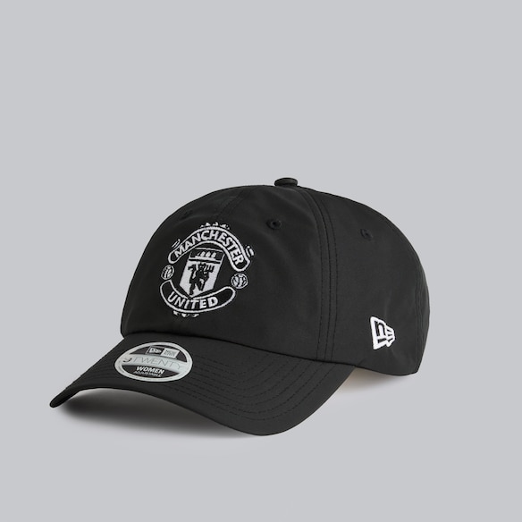 Manchester United x New Era Womens Open Back Cap Black Black