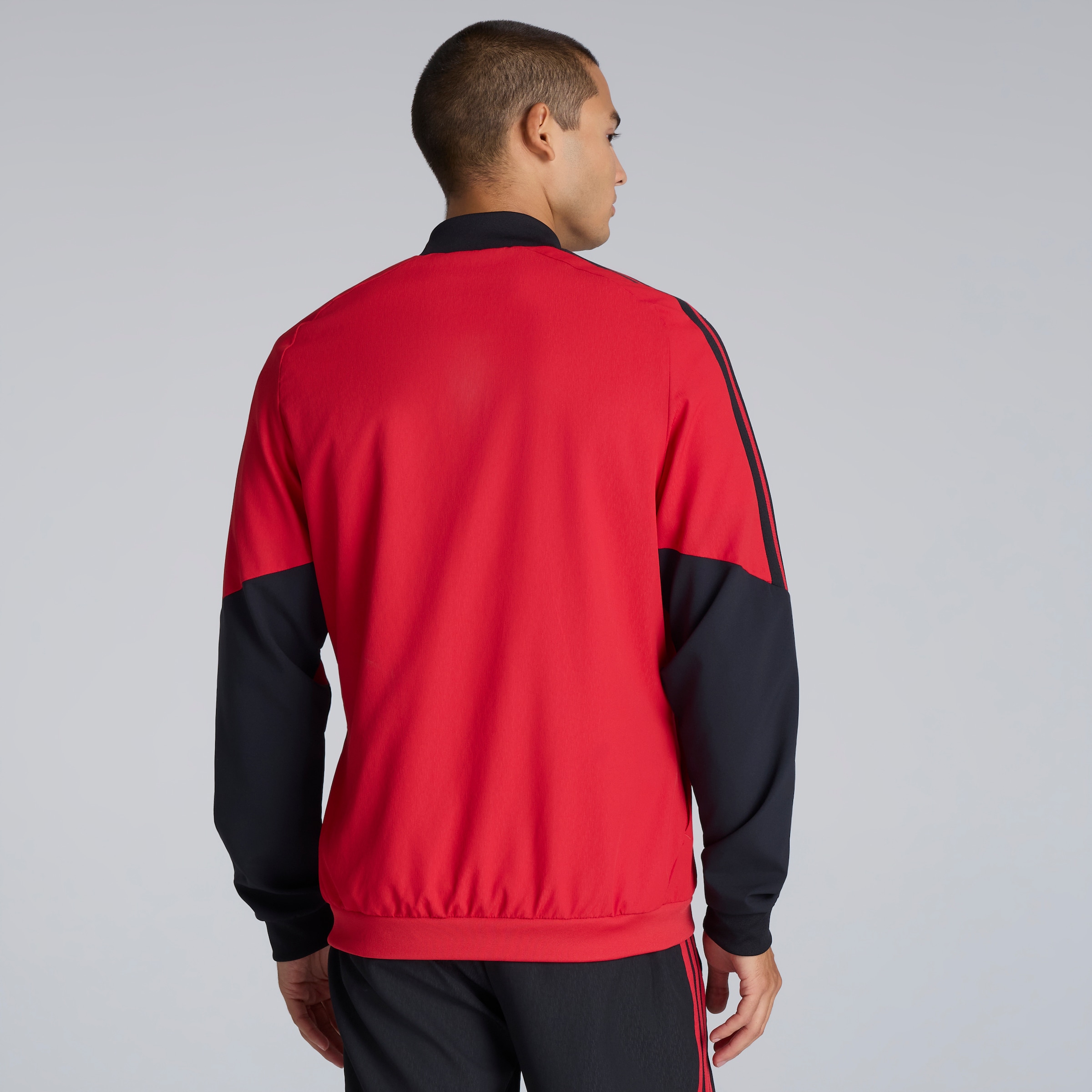 Manchester United 26/27 Training Tiro Presentation Jacket Red (Sponsored) Red Detail [2-5]