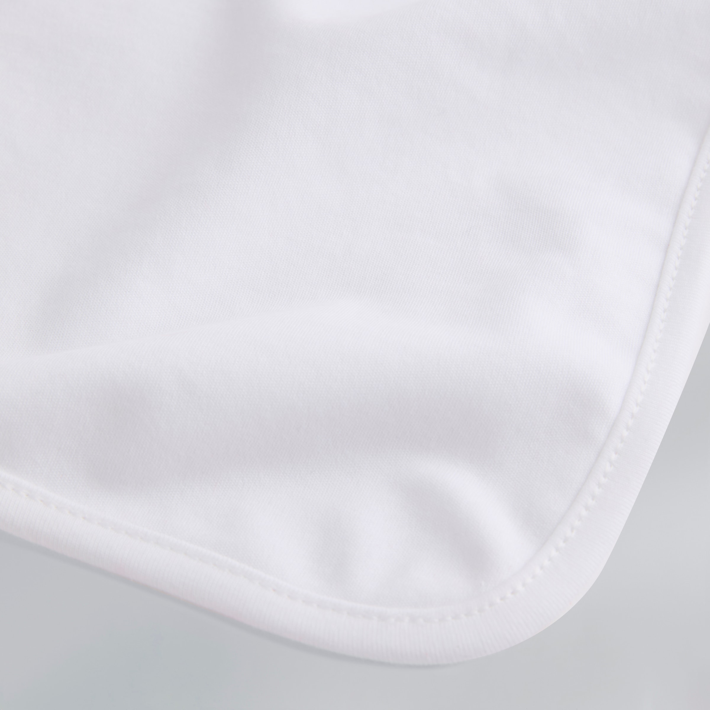 Manchester United Baby Hooded Towel with Devil Horns White Blanc Détail [4-4]