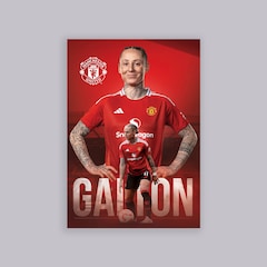 Manchester United Galton Core A2 Poster Red