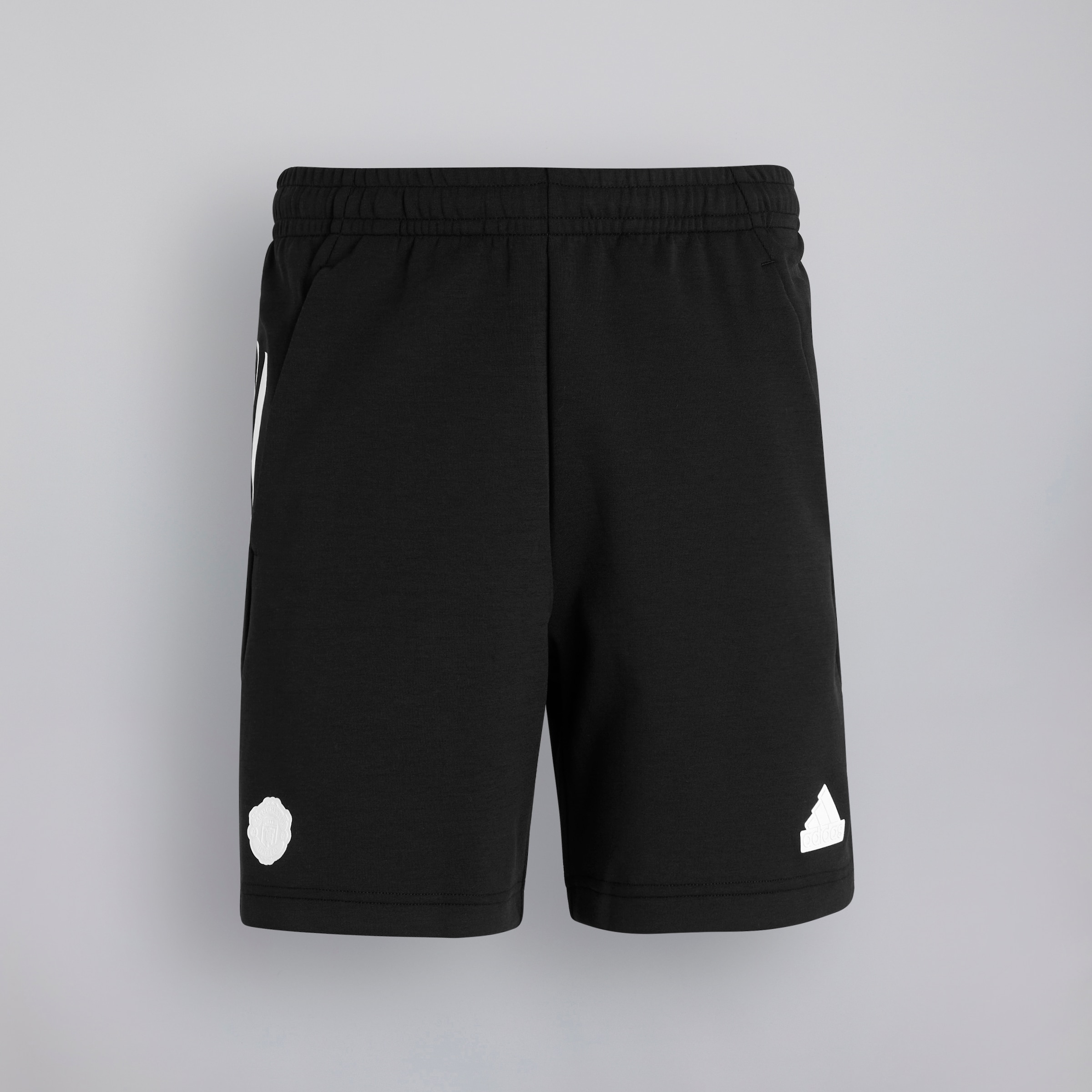 Manchester United x adidas Future Icons Shorts Black Black Detail [1-2]