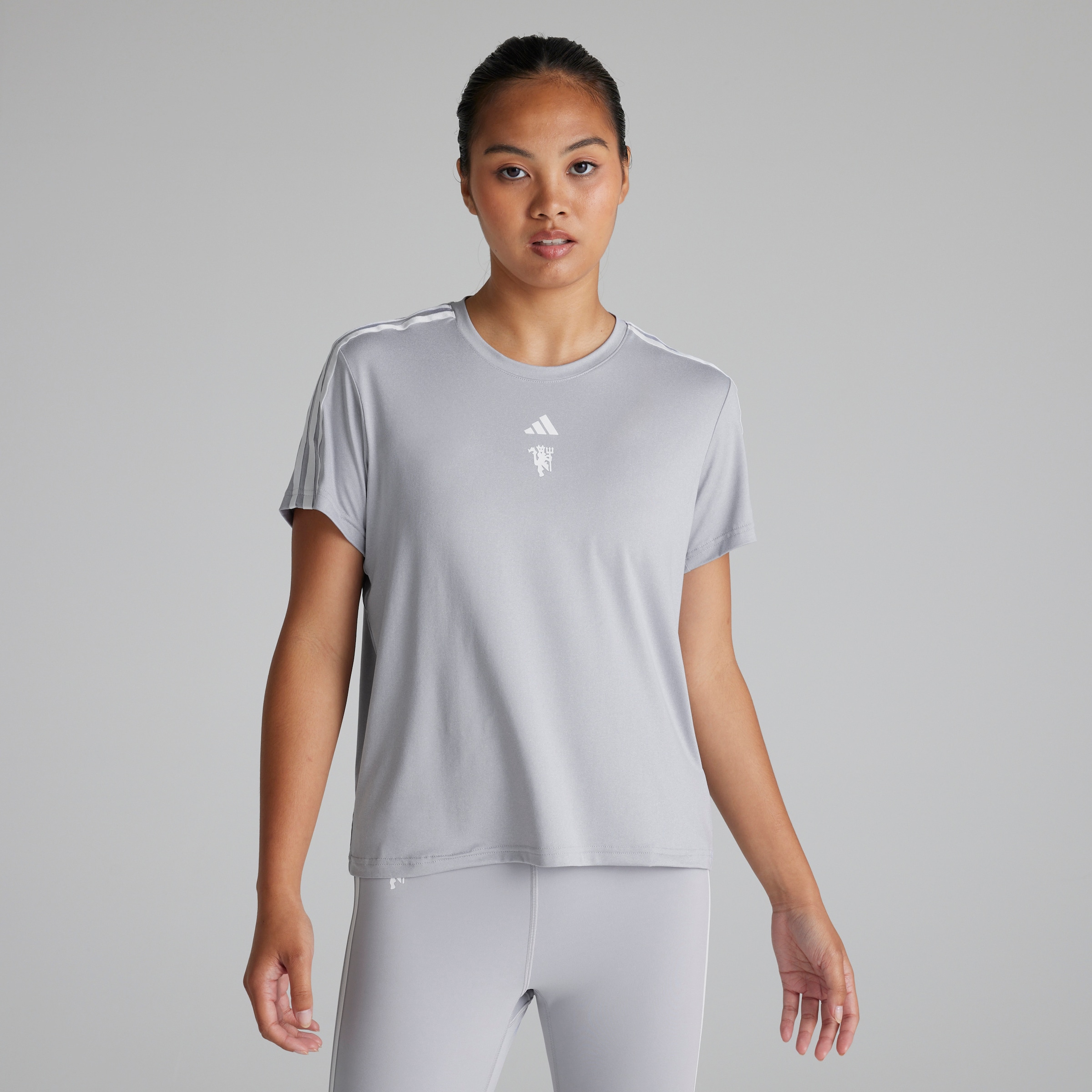 Adidas grey shirt women's online