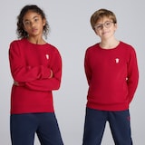 Manchester United Kids Devil Essentials Sweatshirt Red