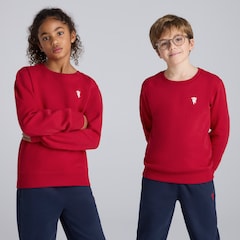 Manchester United Kids Devil Essentials Sweatshirt Red