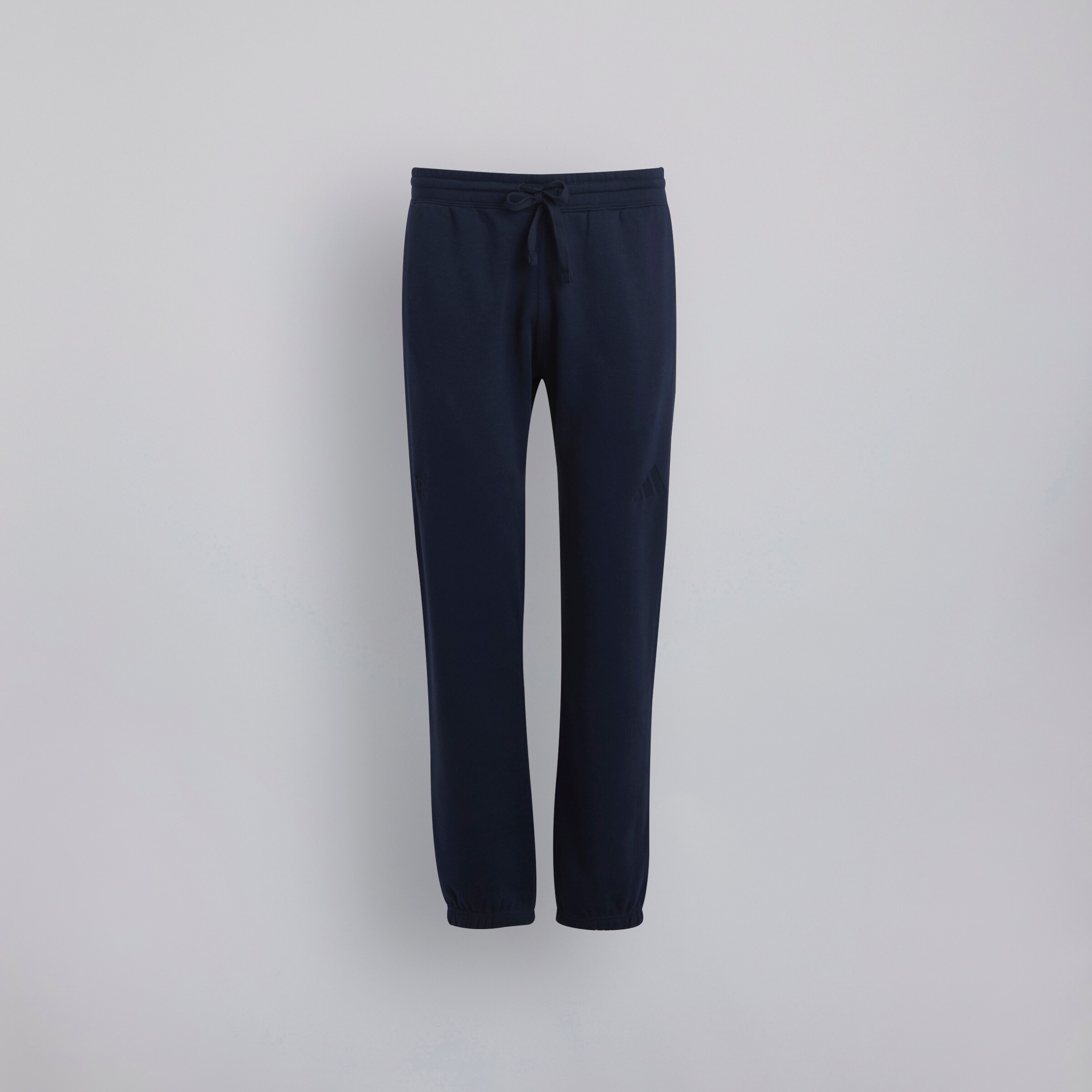 Manchester United x adidas ALL SZN Fleece Regular Tapered Joggers Navy Detail [5-6]