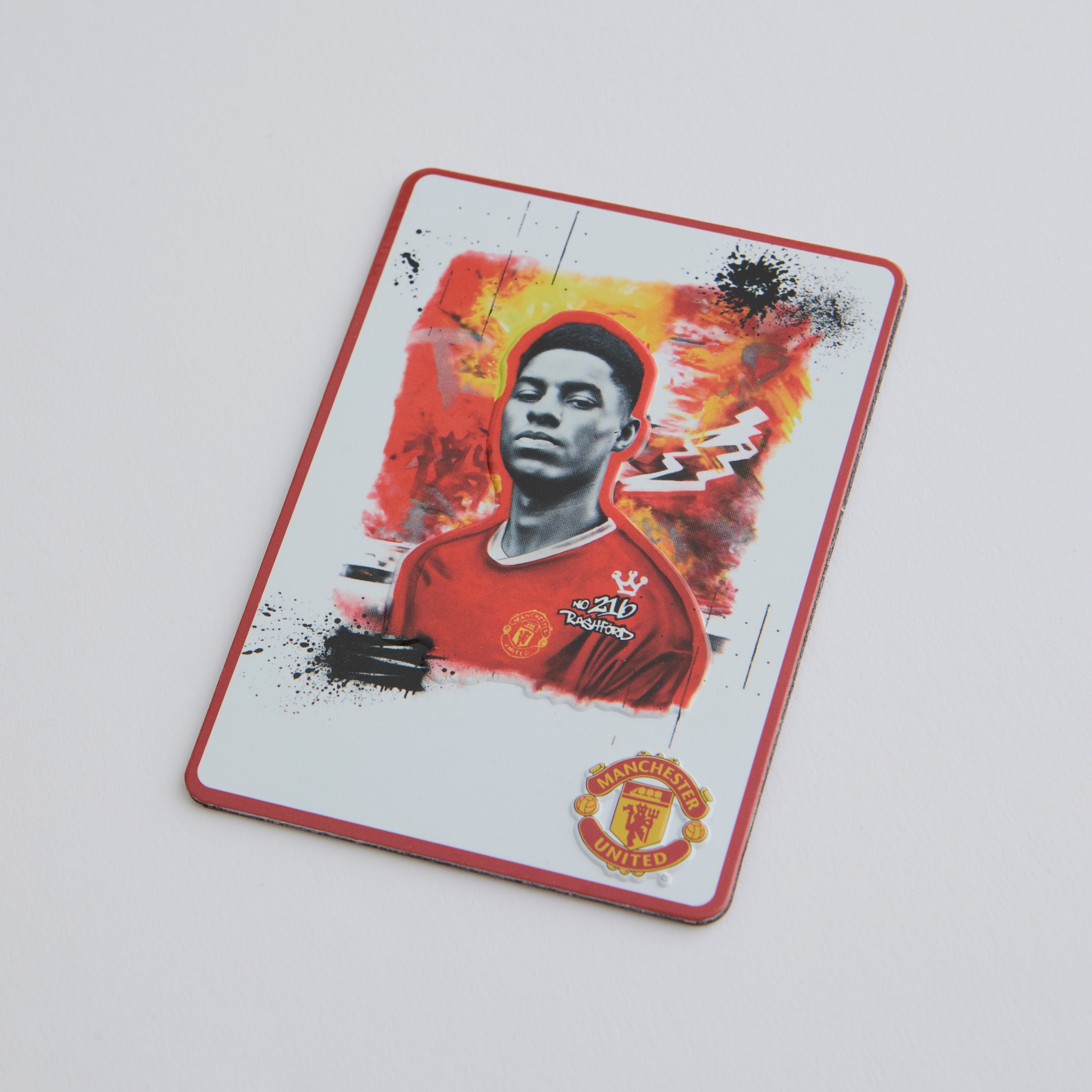 Manchester United Graffiti Rashford Magnet White White Detail [3-4]