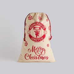 Manchester United Christmas Sack White