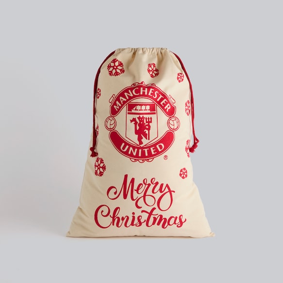 Manchester United Christmas Sack White White