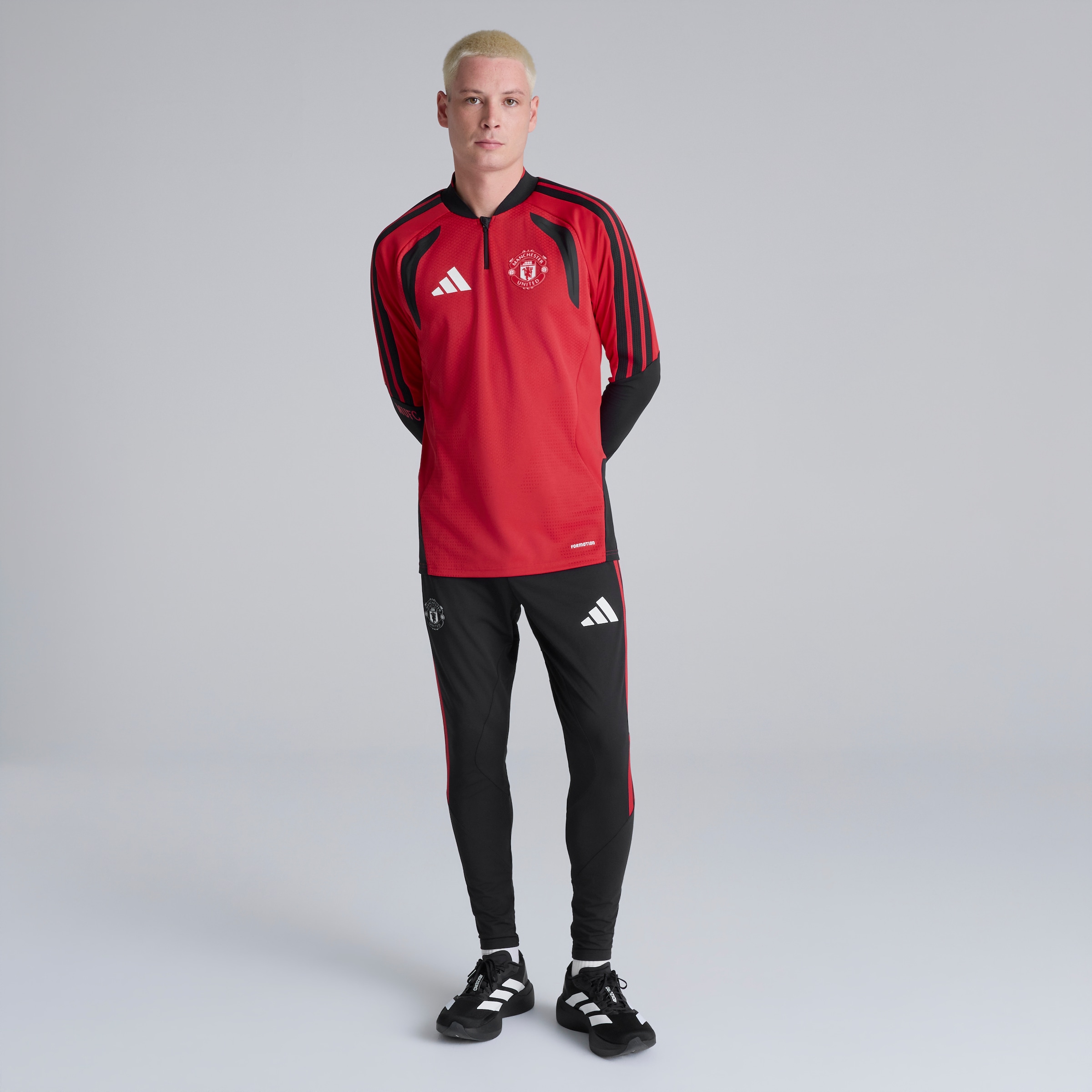 Manchester United 26/27 Training Tiro Authentic Pants Black Black Detail [3-6]