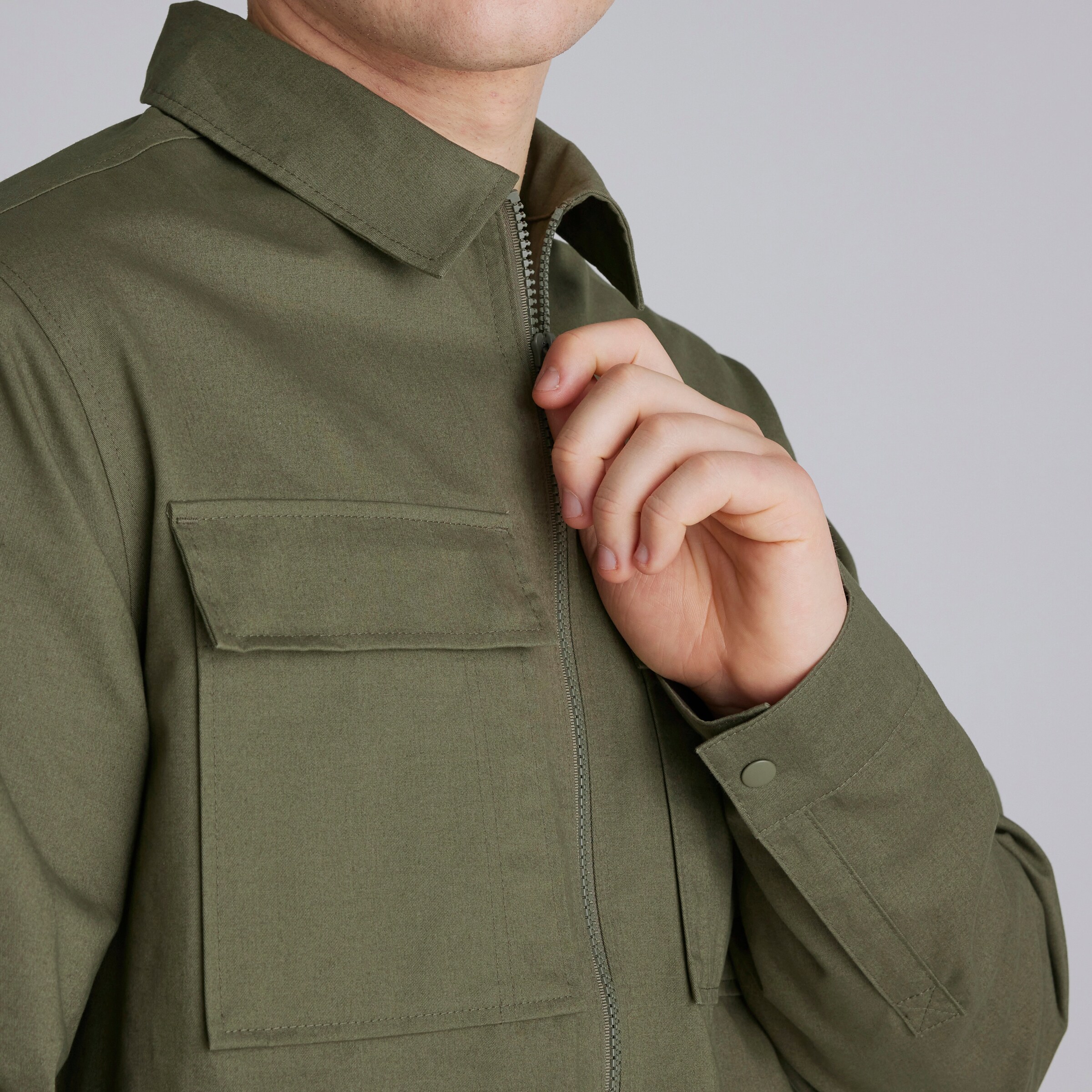 Manchester United Overshirt Khaki Detail [5-5]