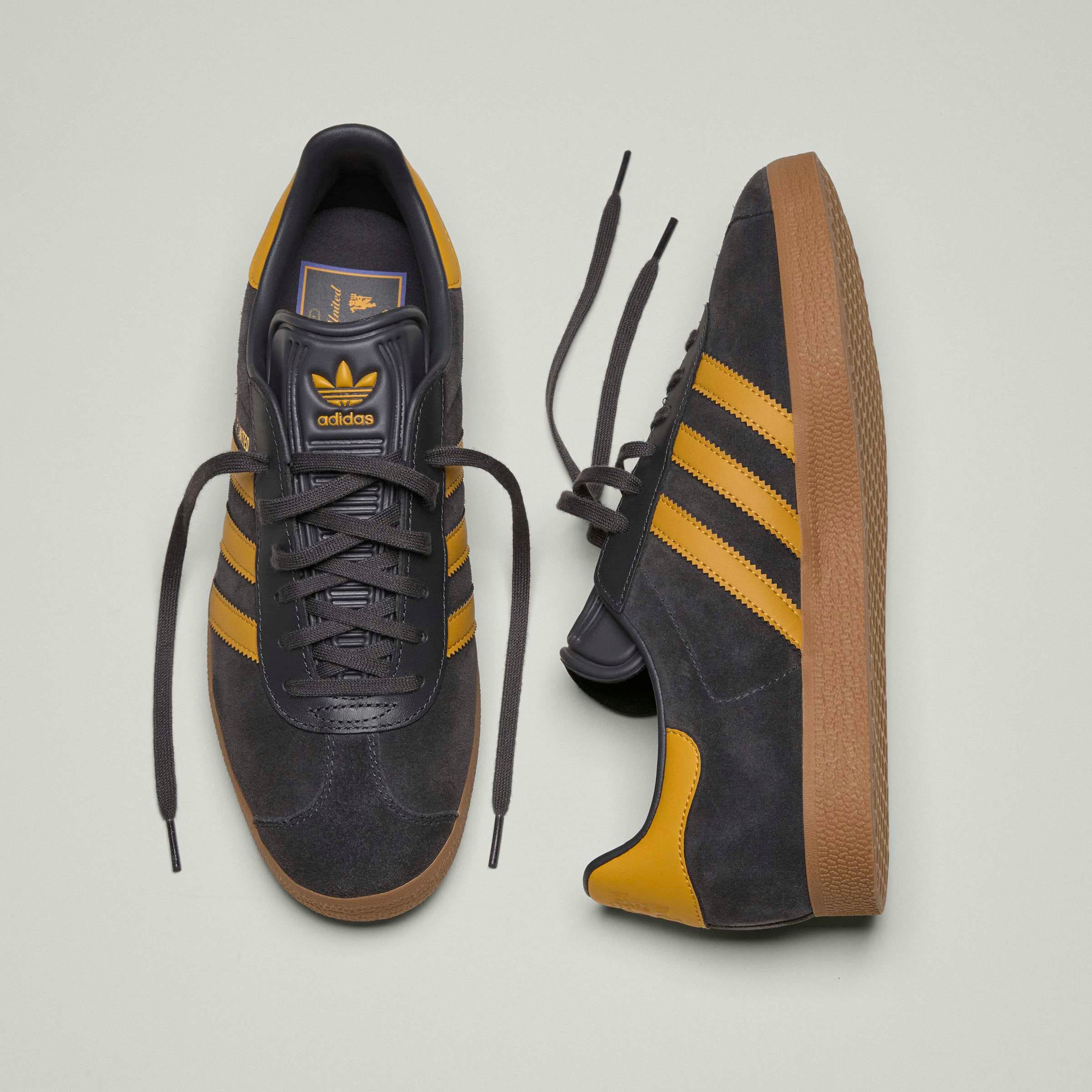 Buy Manchester United x Adidas Gazelle Black | Manchester