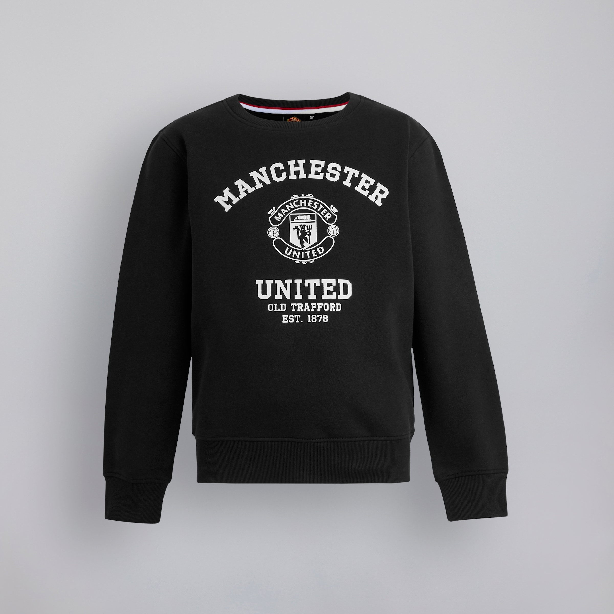 Manchester United Kids Varsity Sweatshirt Black Black