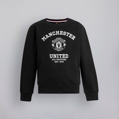 Manchester United Kids Varsity Sweatshirt Black