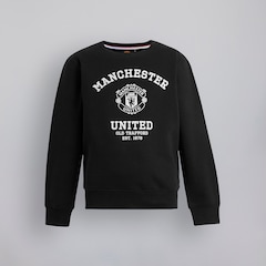Manchester United Kids Varsity Sweatshirt Black