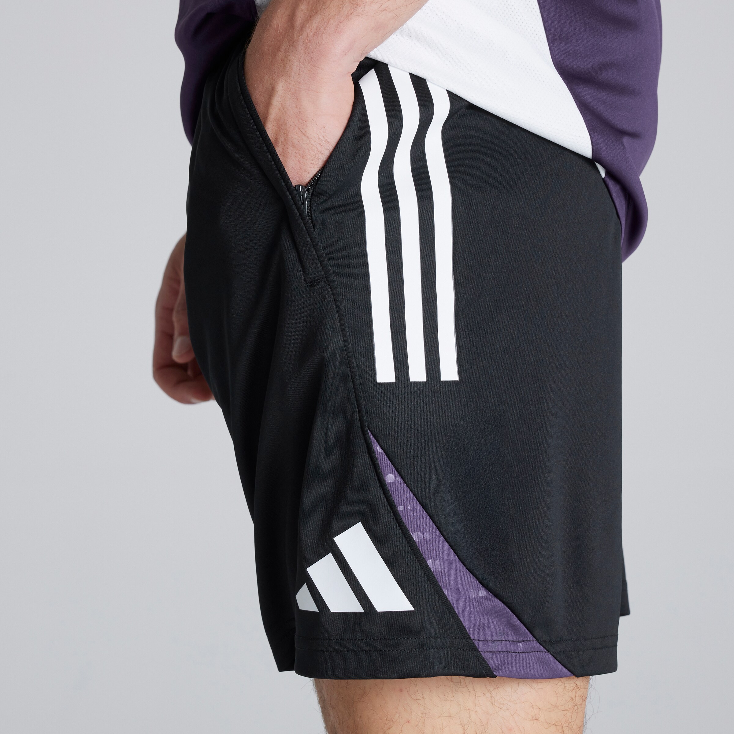 Manchester United Tiro 25 Competition Training Shorts Noir Détail [4-5]