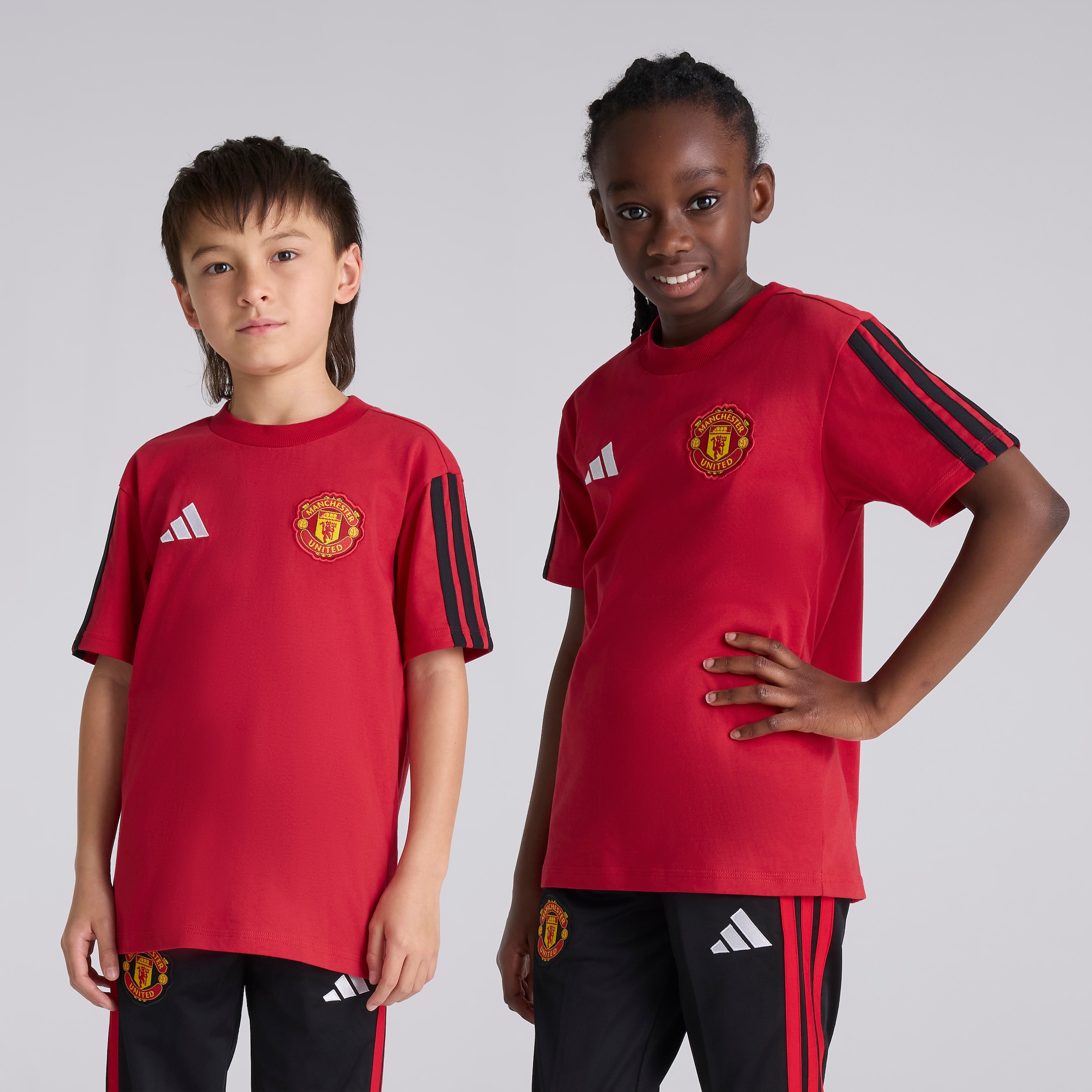 Manchester United x adidas Kids DNA T-Shirt Red Red