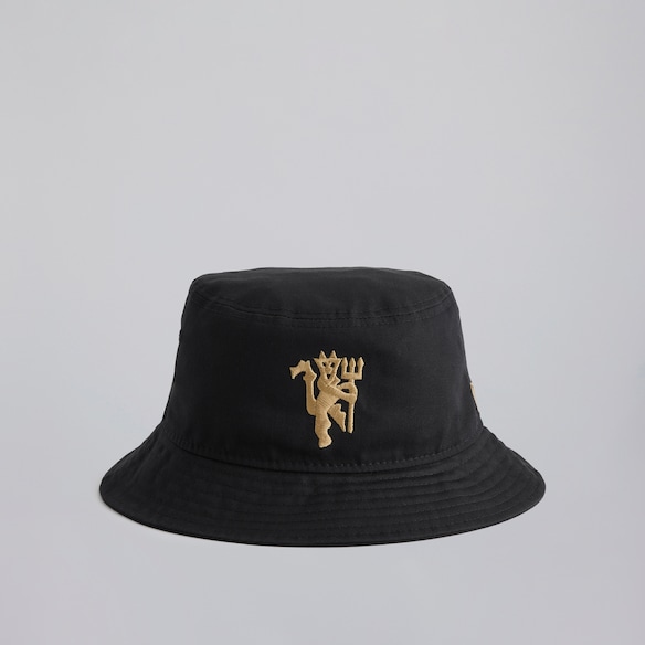Manchester United x New Era Gold Devil Bucket Hat Navy Navy blue