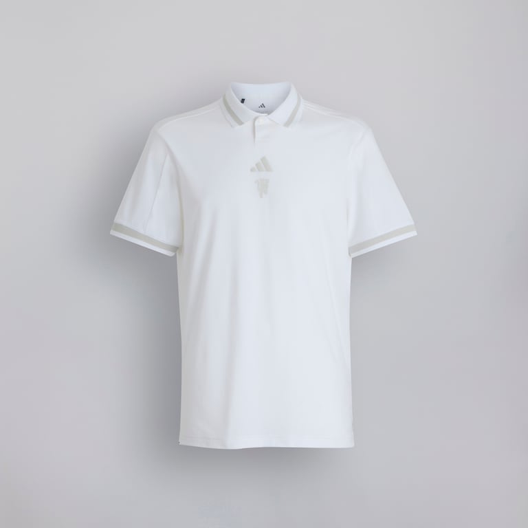 Manchester United x adidas 골프 비욘드 더 코스 폴로 셔츠 화이트
