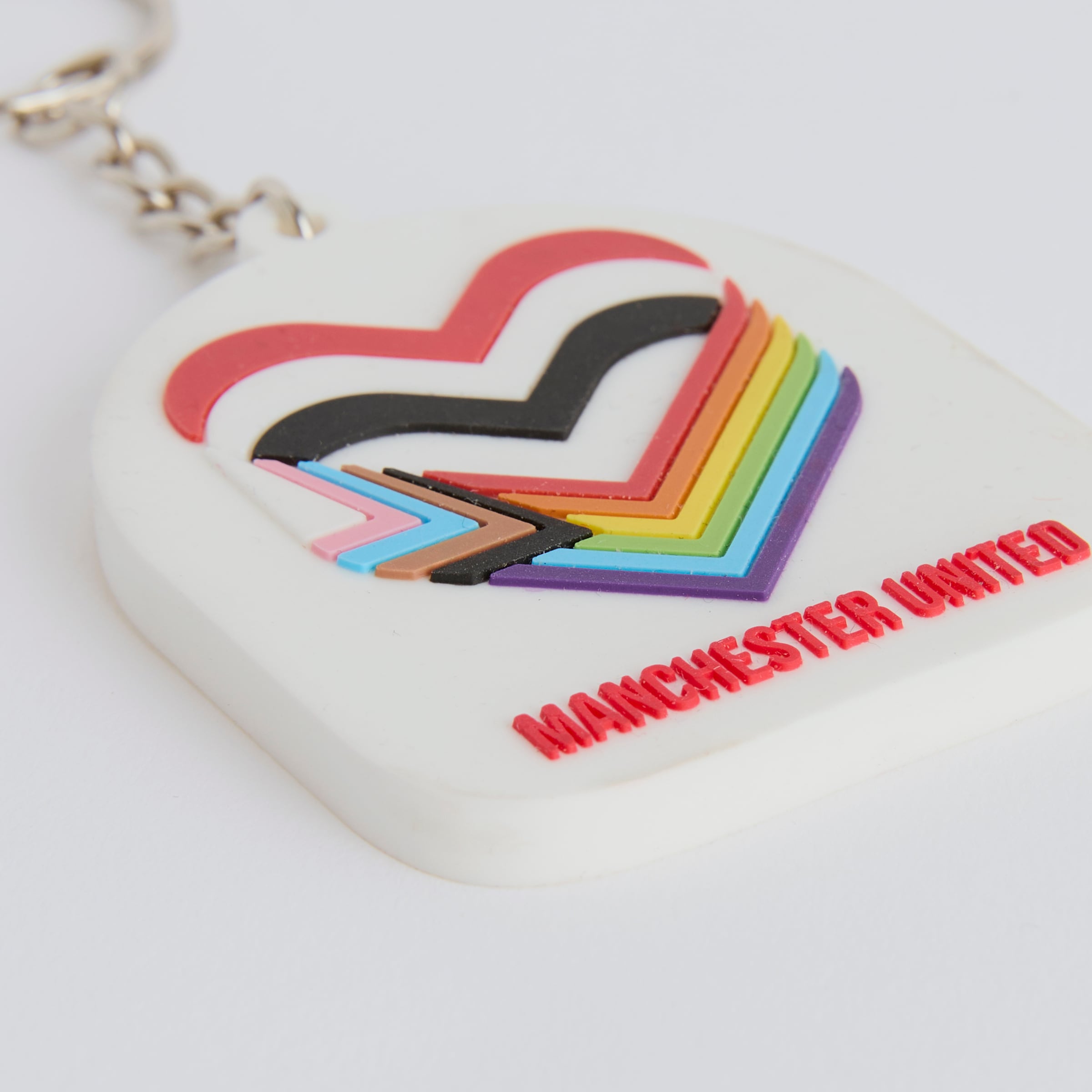 Manchester United Love United Keyring White Blanc Détail [3-4]