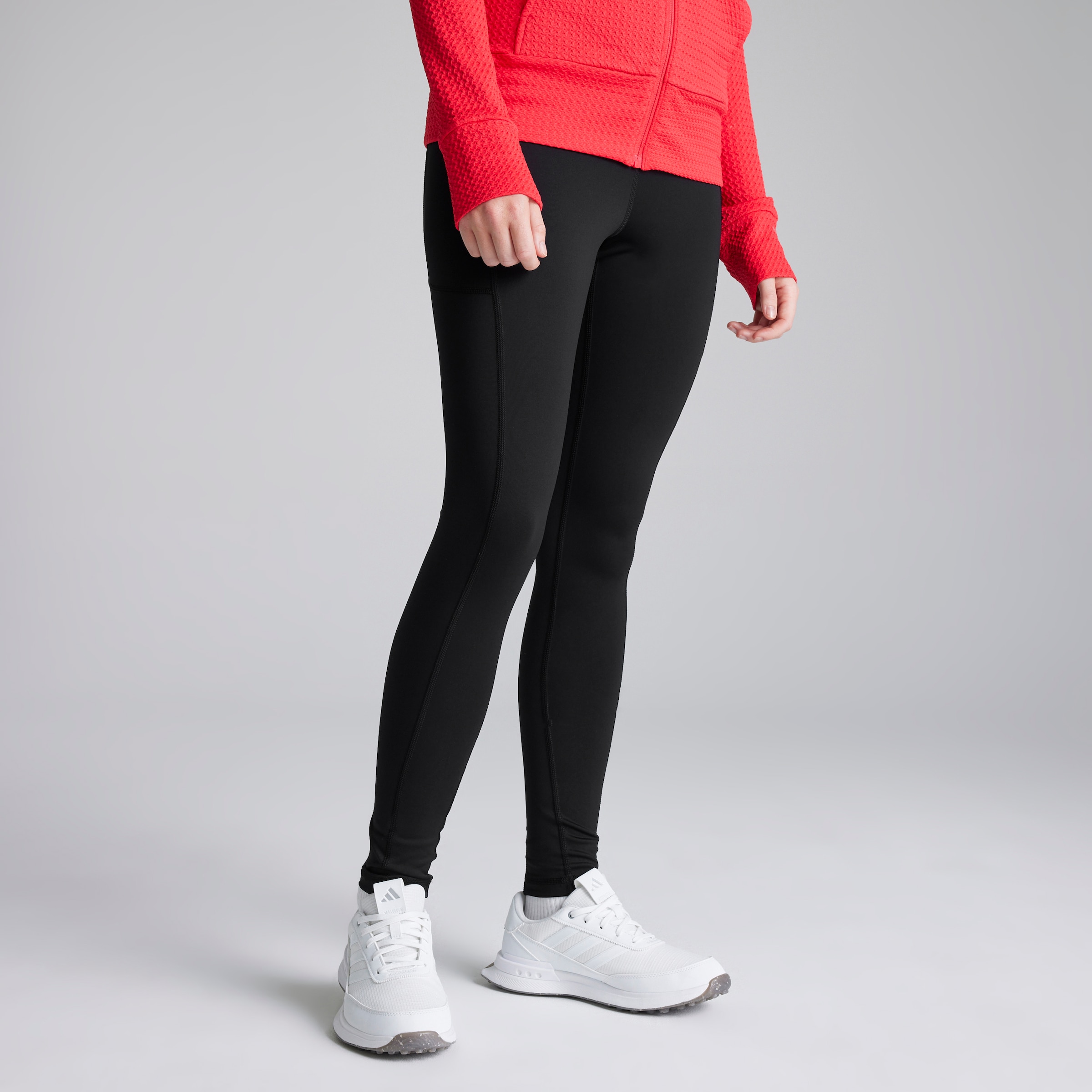 Manchester United x adidas Womens Golf Pocket Leggings Black Black